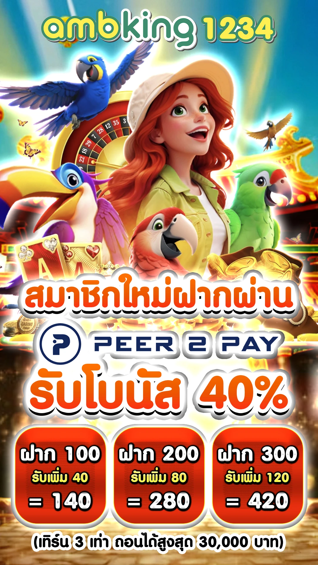 สล็อต เกมส์ ไหนดี โบนัสแตกบ่อย - แบนเนอร์โปรโมชั่น