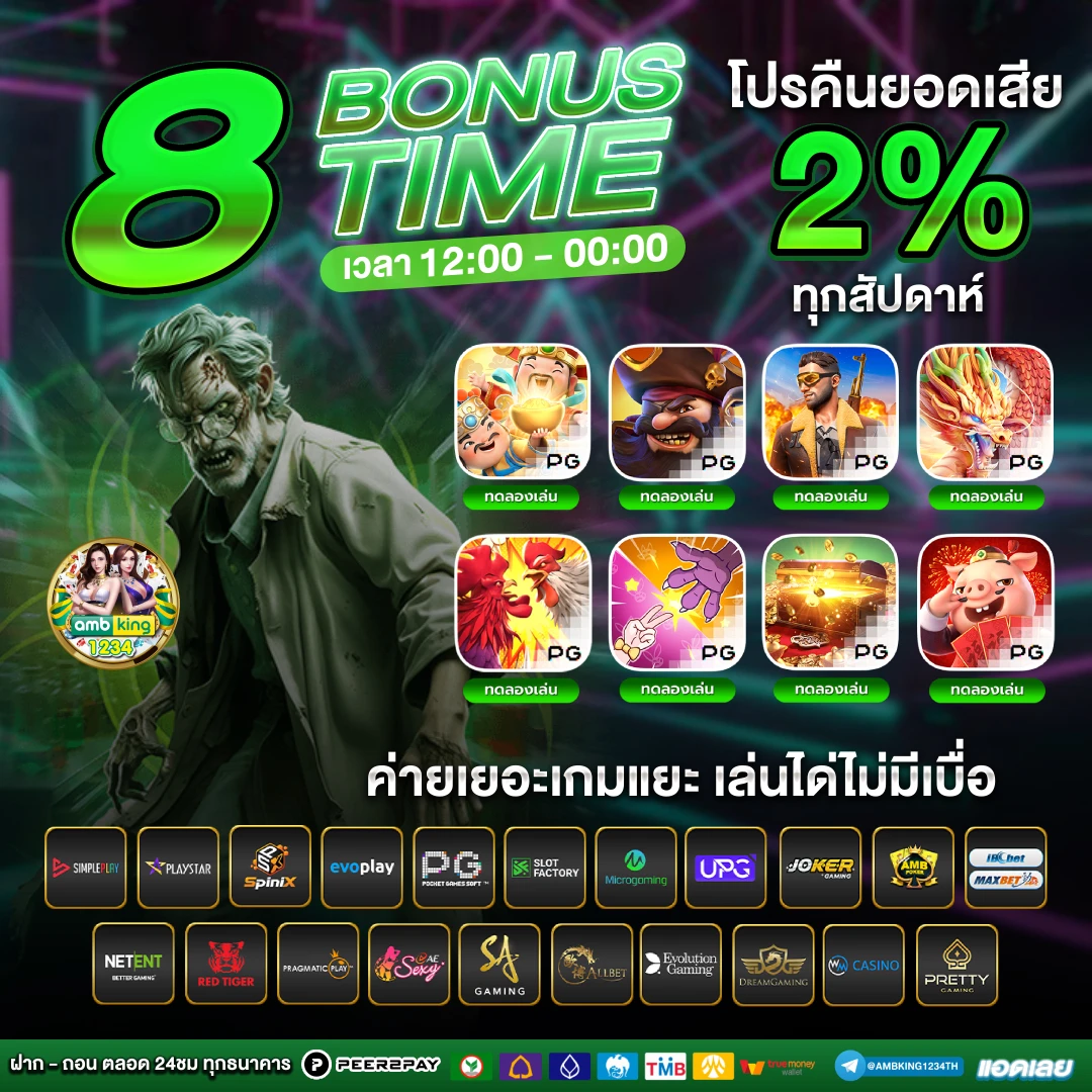 สล็อตฝากถอน ไม่มี ขั้นต่ํา - แบนเนอร์โปรโมชั่น
